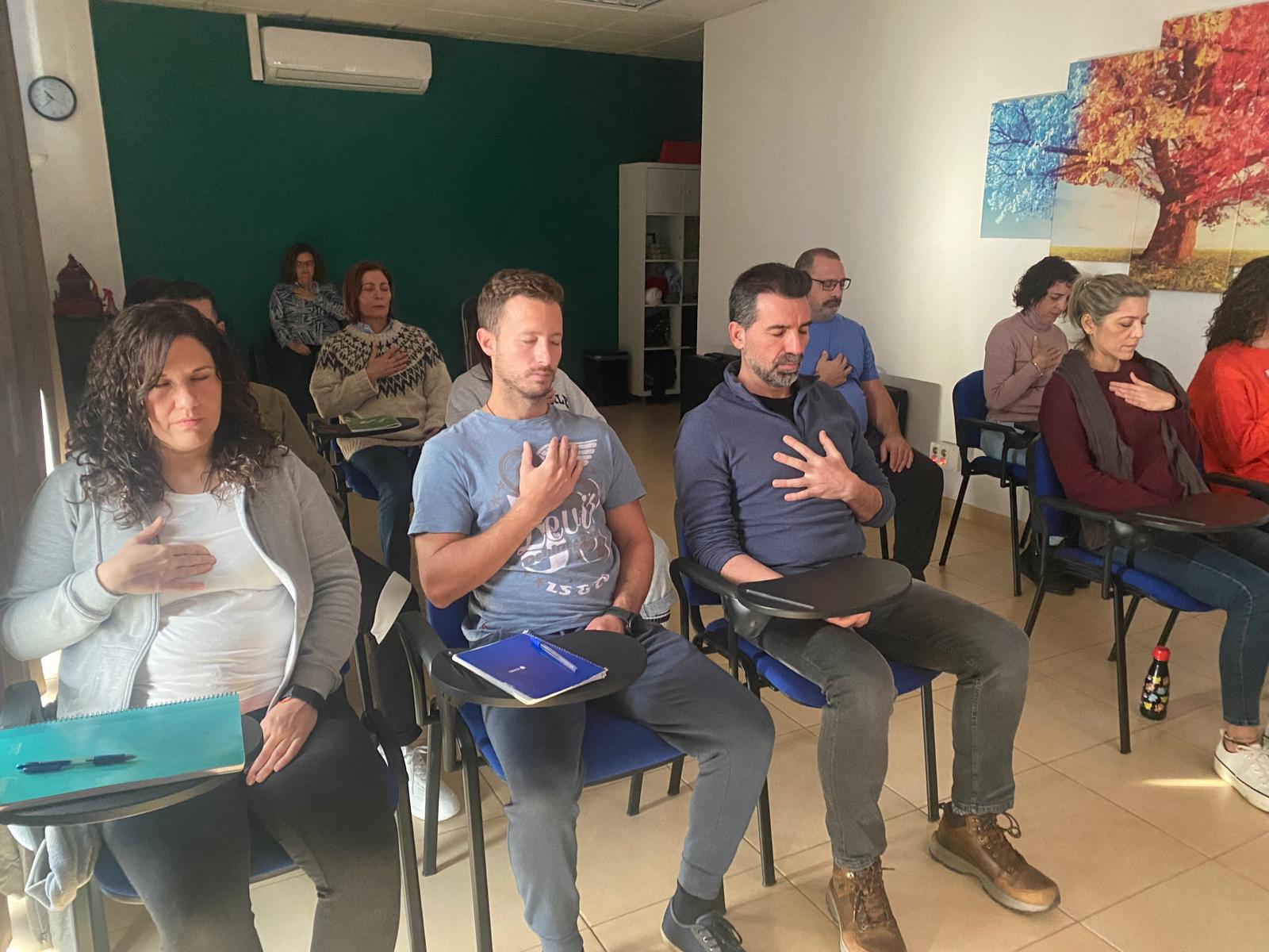 Momento durante una formación presencial 11