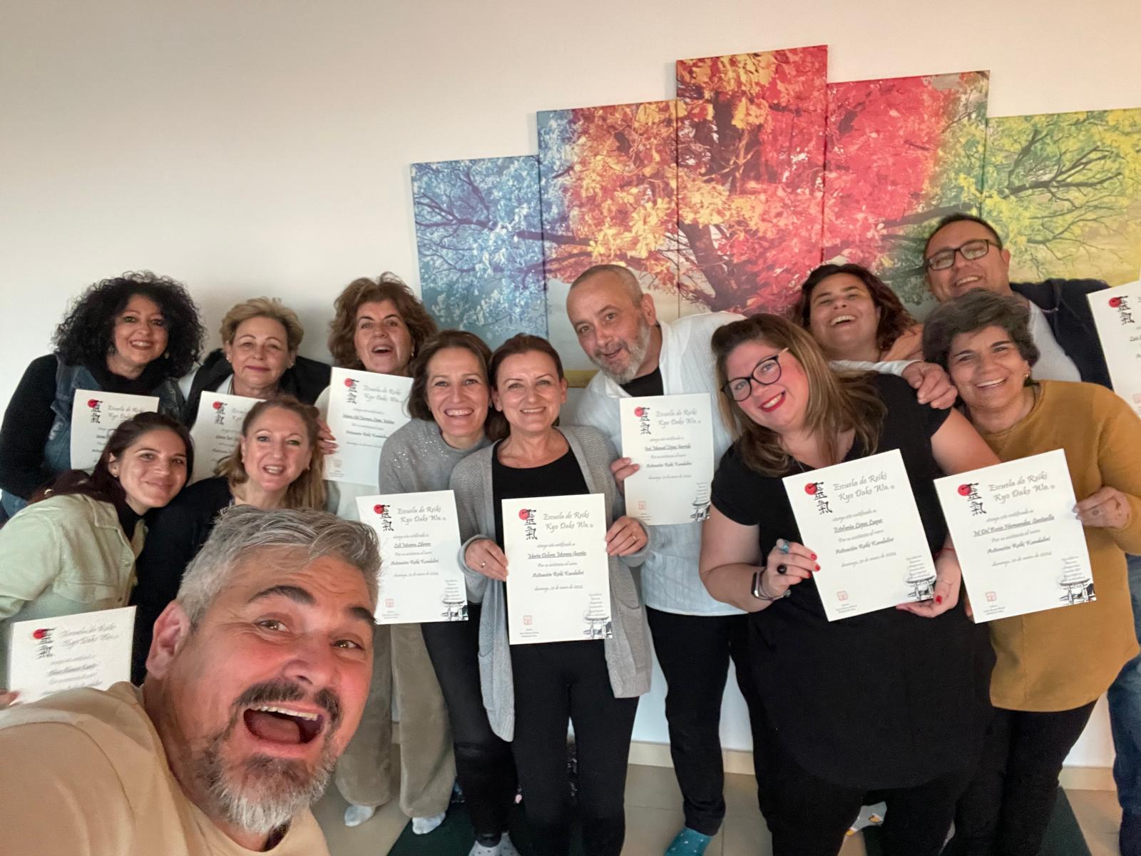 Momento durante una formación presencial 19