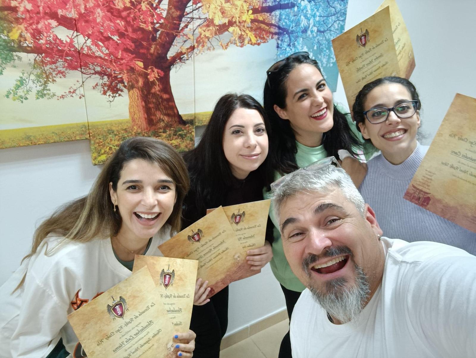 Momento durante una formación presencial 8